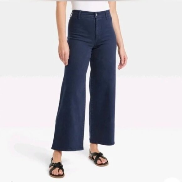 NEW Universal thread High-Rise Wide-Leg Ankle Jeans Size 17 - Picture 1 of 8